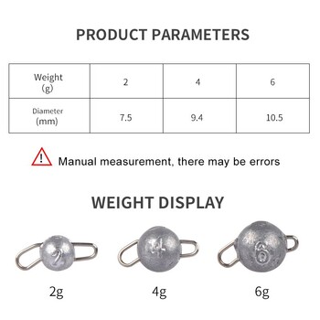 MEREDITH Hook Aggravated Jig Head 2g 4g 6g Deep Water Bullet Weight Мека примамка Примамки Висулка Риболовни принадлежности