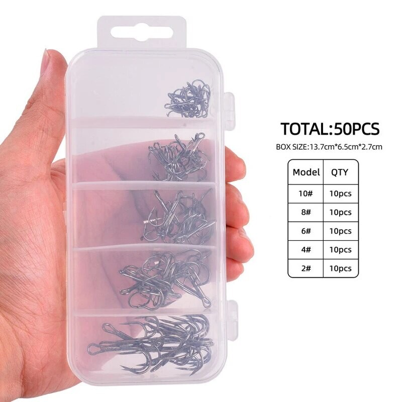 50 vnt./dėžut. Aukštutinis kabliukas Žvejybos kabliukas su anglies dioksidu plieninis diskas Apverstas kabliukas Žvejybos reikmenys Apvalus lenkimas aukštas bosui