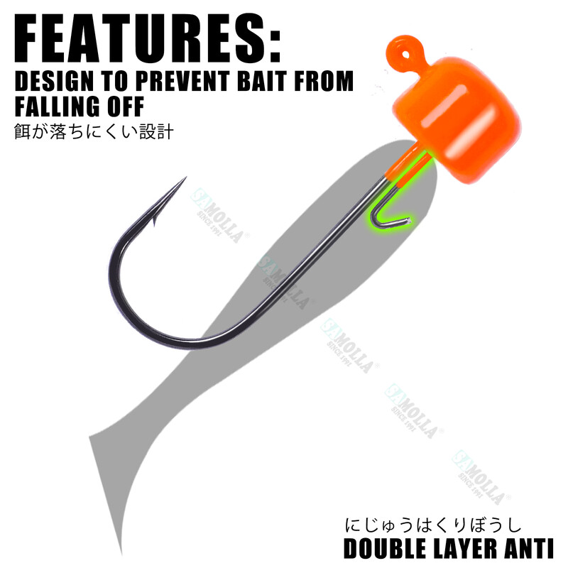 Jauns Ned Rig Jig galvas Āķi 1,6-5,8g BKK āķis Tumbler Ajing for Soft Worm Lure Bass Fish Pesca Rockfish līdakas foreles piederumi