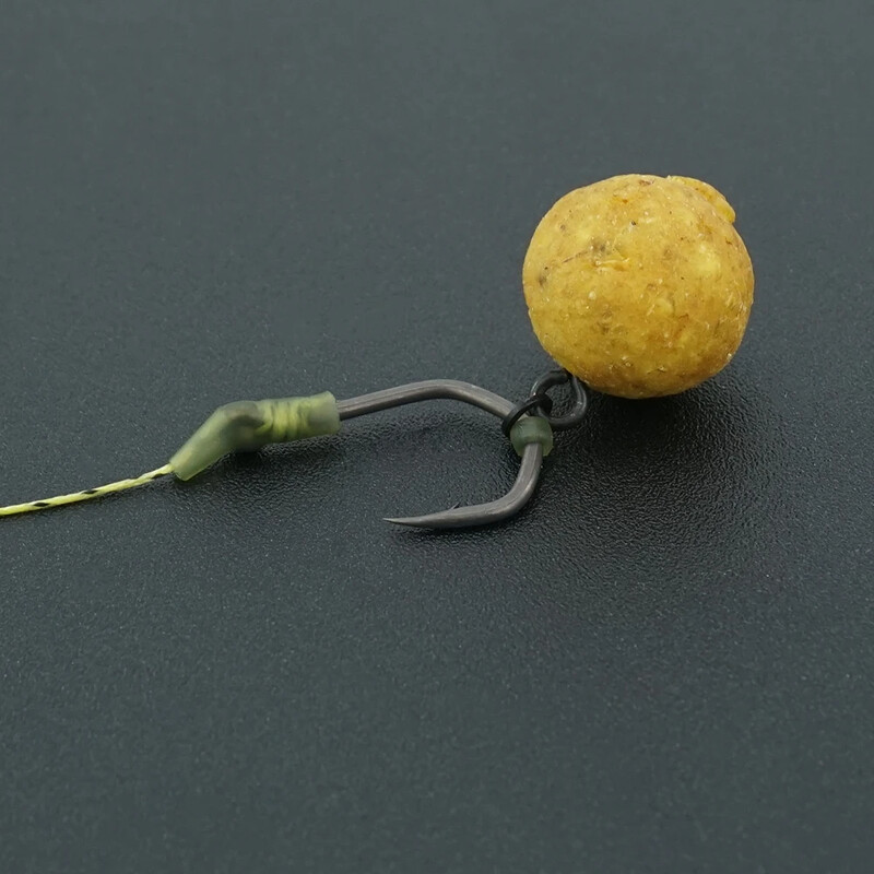 Hirisi 50ks PTFE potiahnuté vysoko uhlíkové nehrdzavejúce oceľové háčiky s ostňami a očkom 8021 Rybárske príslušenstvo