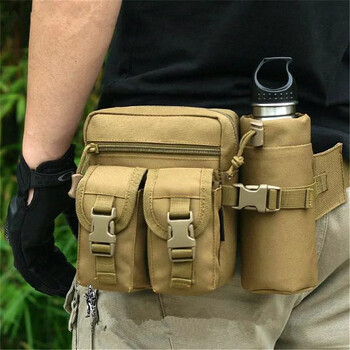 Αδιάβροχη Molle Ανδρική τσάντα μέσης Tactical Outdoor Working Sports Πεζοπορία Κυνήγι Ιππασίας Ανδρική θήκη αναρρίχησης Πακέτο ζώνης ψαρέματος