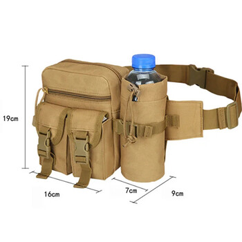 Αδιάβροχη Molle Ανδρική τσάντα μέσης Tactical Outdoor Working Sports Πεζοπορία Κυνήγι Ιππασίας Ανδρική θήκη αναρρίχησης Πακέτο ζώνης ψαρέματος