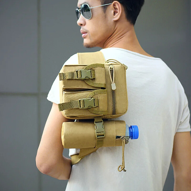 Vodotesný Molle pánsky taktický pásový batoh, vonkajší, pracovný, športový, turistika, poľovnícky, jazdecký, pánsky, puzdro, horolezectvo, rybársky opasok