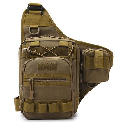 Többfunkciós horgászláb táska derékcsomag Férfi taktikai táskák Molle nylon kültéri hegymászó kemping utazó mellény hátizsák