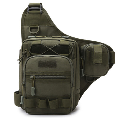 Többfunkciós horgászláb táska derékcsomag Férfi taktikai táskák Molle nylon kültéri hegymászó kemping utazó mellény hátizsák