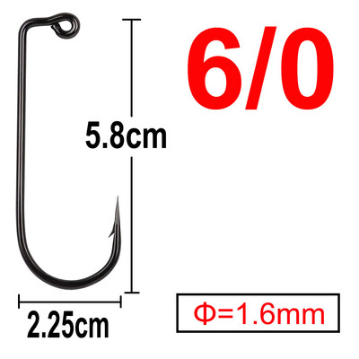 100 tk 90-kraadine tikkkärbse sidumine, tugev traat soolase vee magevee kalakonks Aberdeen jigi püügi suurus 6 4 2 1 1/0 kuni 4/0#
