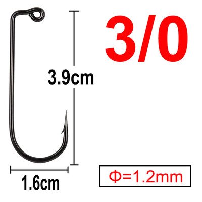 100 tk 90-kraadine tikkkärbse sidumine, tugev traat soolase vee magevee kalakonks Aberdeen jigi püügi suurus 6 4 2 1 1/0 kuni 4/0#