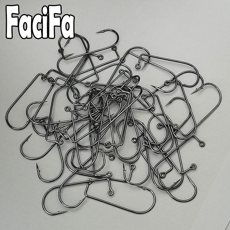 100 tk 90-kraadine tikkkärbse sidumine, tugev traat soolase vee magevee kalakonks Aberdeen jigi püügi suurus 6 4 2 1 1/0 kuni 4/0#