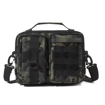 Molle Bag 600D Žygiai Kelionės Laipiojimas Žvejyba Sling Crossbody Trekking Taktinės rankinės Pečių krepšys Kempingas lauke Savaitgalis