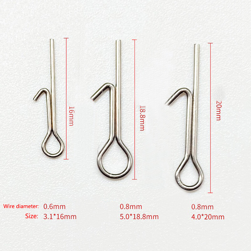 10/30/50 ks rybárske návnady Stinger Spike Hook mäkká návnada návnada pevné spojovacie kolíky ihly otočné kaprové rybárske náčinie príslušenstvo