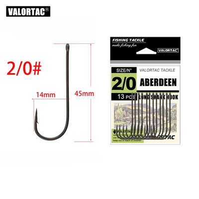 Aberdeen žvejybos kabliukas, skirtas žvejybai gyvu masalu, didelio anglies plieno kabliukai, paplūdimio upės žvejybos reikmenys, lengvas ir stiprus