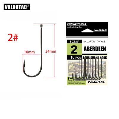 Aberdeen žvejybos kabliukas, skirtas žvejybai gyvu masalu, didelio anglies plieno kabliukai, paplūdimio upės žvejybos reikmenys, lengvas ir stiprus