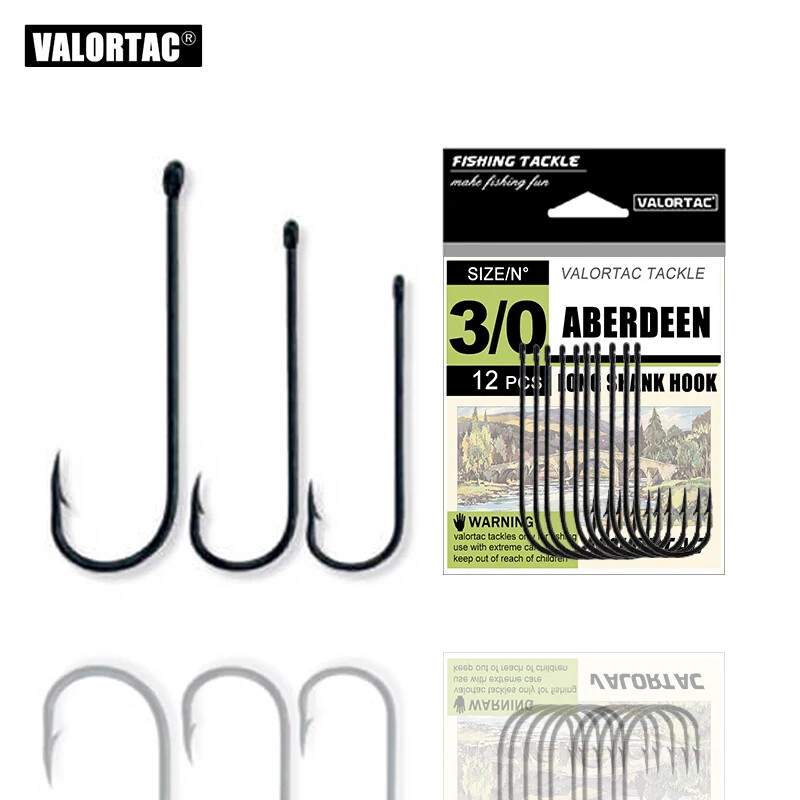 Aberdeen žvejybos kabliukas, skirtas žvejybai gyvu masalu, didelio anglies plieno kabliukai, paplūdimio upės žvejybos reikmenys, lengvas ir stiprus