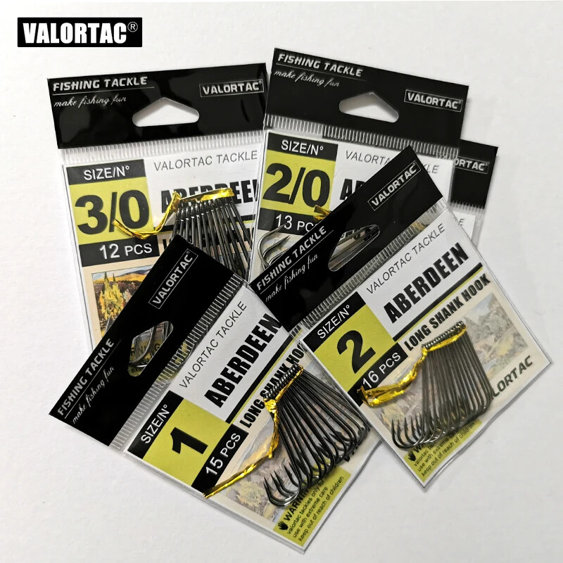 Aberdeen žvejybos kabliukas, skirtas žvejybai gyvu masalu, didelio anglies plieno kabliukai, paplūdimio upės žvejybos reikmenys, lengvas ir stiprus