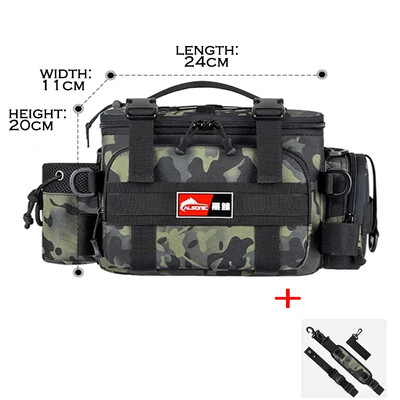 Žvejybos masalų krepšys, Žieminės žvejybos lauke kuprinė su meškerės laikiklio krepšiu, žvejybos reikmenų kuprinės jaukų dėžutės įrankių laikymo krepšys