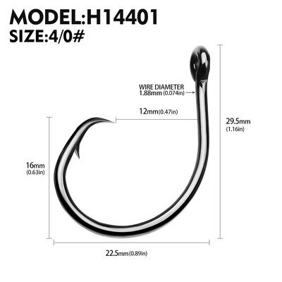 10 gab. Apļveida dzeloņstieņu astoņkāju āķi Lielisks vilkšanas spēks ar augstu oglekļa tēraudu, spēcīgi nobīdīti āķi samiem Saldūdens izmērs 1#-10/0#