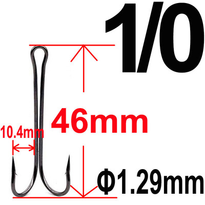 20 buc cu cutie Cârlig dublu cu tijă lungă Cârlig de pescuit fără buruieni Legarea muștelor Cârlig dublu pentru Jig Bass Aparatură de pescuit pentru pescuit moale