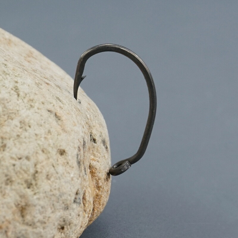 Hirisi 50db PTFE bevonatú, magas széntartalmú rozsdamentes acél szöges horog, szemes horgásztartozékokkal 8025