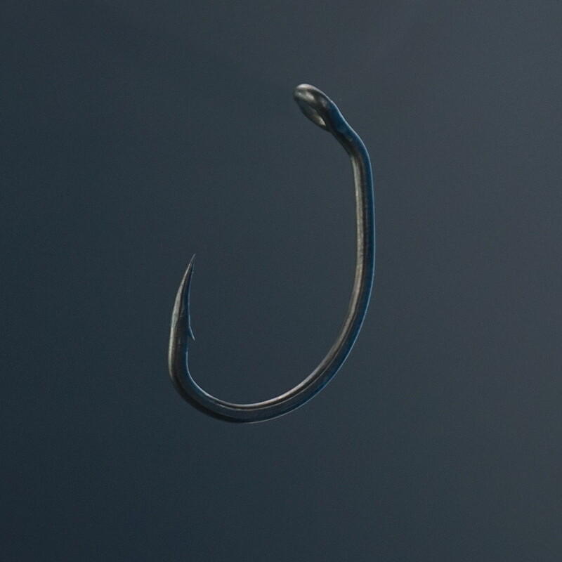 Hirisi 50db PTFE bevonatú, magas széntartalmú rozsdamentes acél szöges horog, szemes horgásztartozékokkal 8025