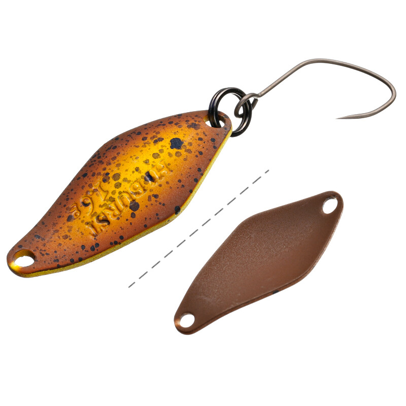 Valdymo upėtakių masalai Spalvingas dažymo šaukštas masalas HI BURST 1,6 g 26 mm varinis metalinis žvejybos masalas, skirtas upėtakių ešerių čiubiui SP40