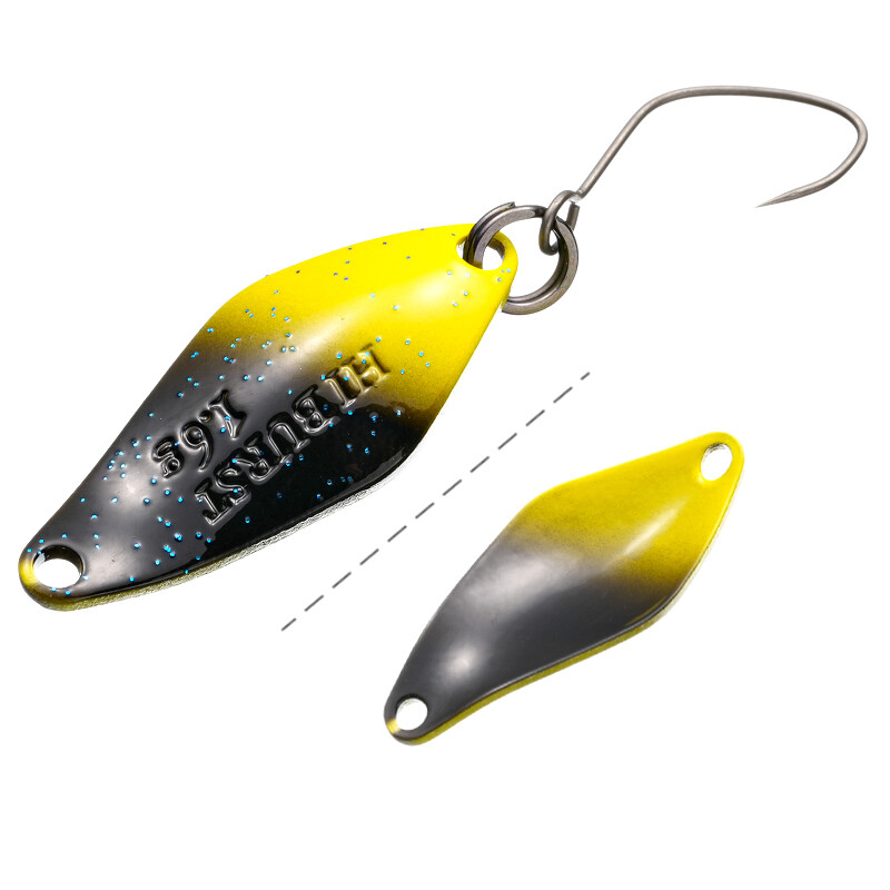 Valdymo upėtakių masalai Spalvingas dažymo šaukštas masalas HI BURST 1,6 g 26 mm varinis metalinis žvejybos masalas, skirtas upėtakių ešerių čiubiui SP40