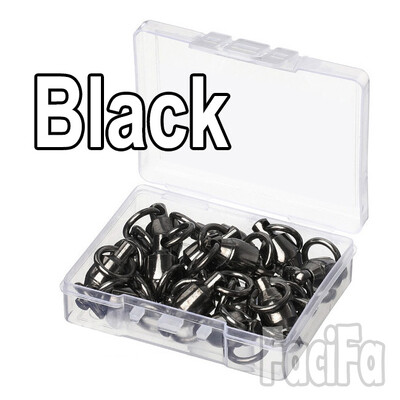 10 gab. Lieljaudas gultnis, grozāms makšķerēšanas savienotājs, nerūsējošā tērauda lodīšu mucas, grozāms, stingrs gredzens piederumu piederumi, āķis