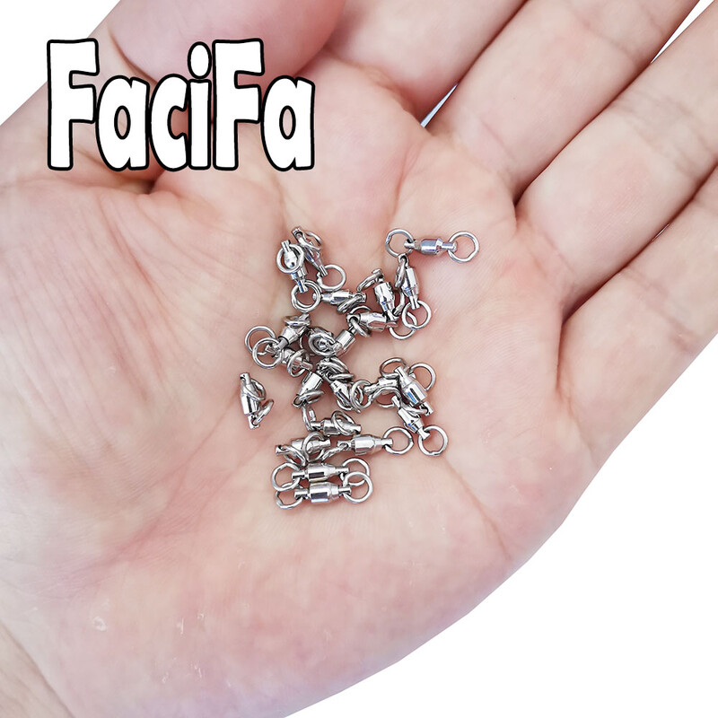 10 gab. Lieljaudas gultnis, grozāms makšķerēšanas savienotājs, nerūsējošā tērauda lodīšu mucas, grozāms, stingrs gredzens piederumu piederumi, āķis