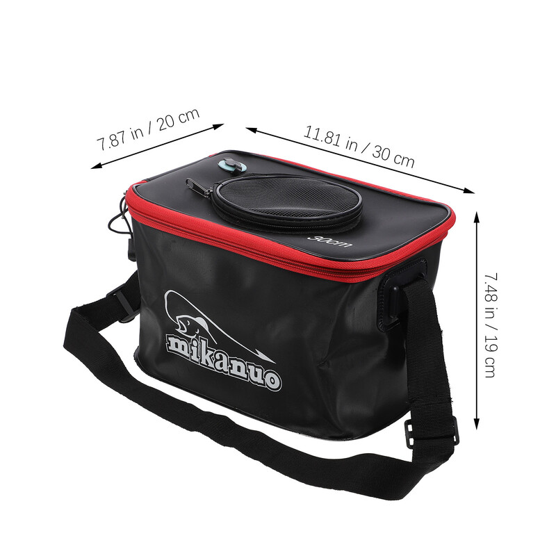 Žvejybos kibiras Daugiafunkcinis sulankstomas storas gyvos žvejybos dėžutė EVA bako kaušas Camp žvejybos krepšio reikmenys perlamutrinė žuvies statinė