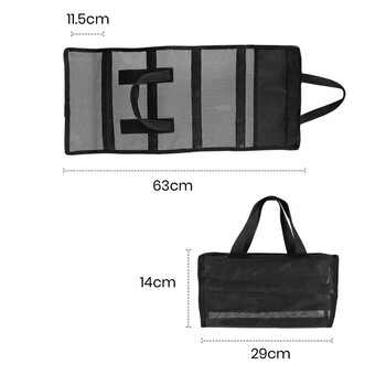 Fishing Bait Organizer Bag Handle Fastener Tape Design Μεγάλης χωρητικότητας Αδιάβροχο Διαφανές Fishing Lure Bag Fishing Supplies