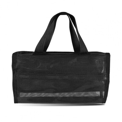 Makšķerēšanas ēsmas organizatora somas roktura stiprinājuma lentes dizains Lielas ietilpības ūdensizturīgs caurspīdīgs makšķerēšanas mānekļu maiss makšķerēšanas piederumi