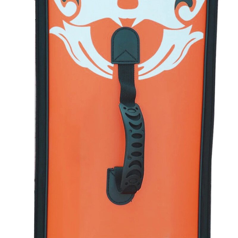 125 cm Tecescopic verpimo meškerės dėklas sustorintas EVA sulankstomas žvejybos krepšys Nešiojamas žvejybos krepšys su rankena gali laikyti 5-6 meškeres