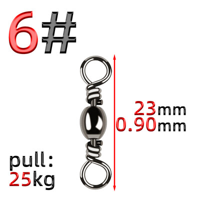 50 ks otočný krúžok na fľašu s vysokou rýchlosťou, osemkruhový krúžok, konektor na 8 krúžkov, príslušenstvo pre rybárske potreby