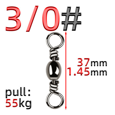 50 ks otočný krúžok na fľašu s vysokou rýchlosťou, osemkruhový krúžok, konektor na 8 krúžkov, príslušenstvo pre rybárske potreby