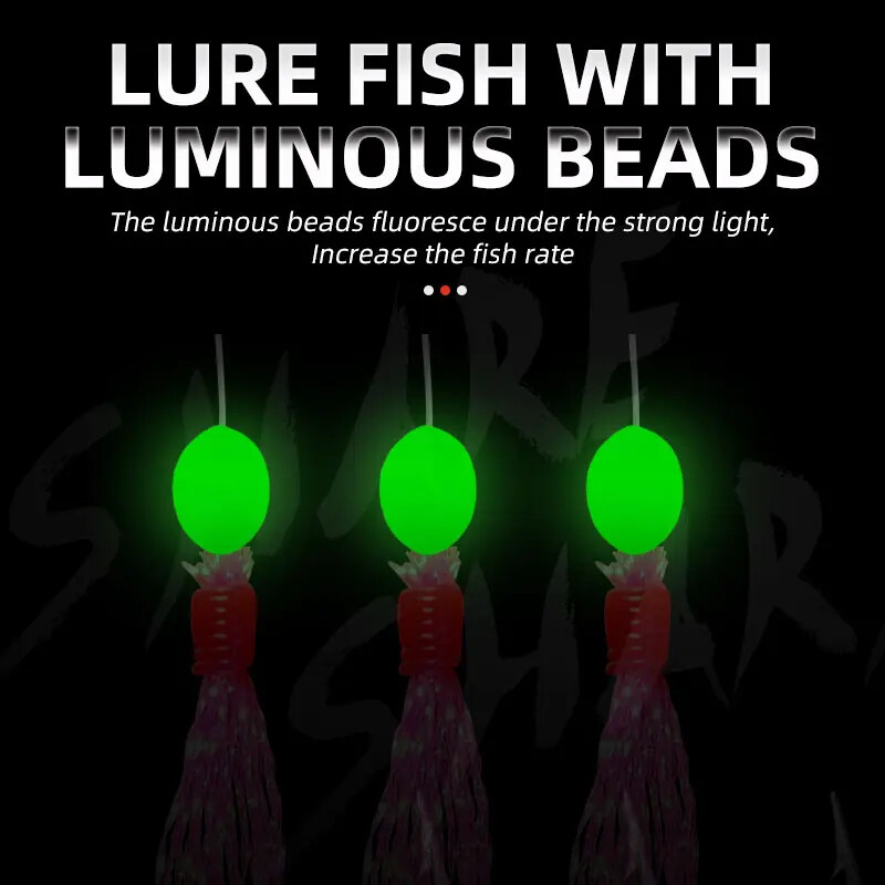 6 kabliukai sūraus vandens Sabiki platformos 6 styginiai kabliukai Skumbrės plunksnos žūklės masalai