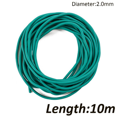 Nauji 3 m / 6 m / 10 m vientiso šerdies stiebo elastinio skersmens 1,8–3,2 mm žūklės valai 4 spalvų latekso vamzdelių laikymo virvės žvejybos reikmenys