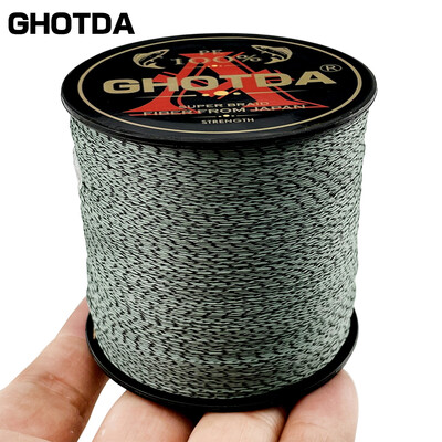 GHOTDA X8 Spot Invisible Bid makšķerēšanas aukla Super Strong 8 šķiedru daudzpavedienu PE aukla 100M 300M 18 22 31 39 43 52 61 78 96LB