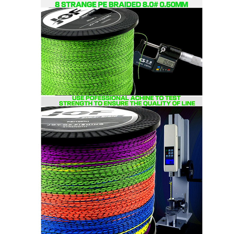 GHOTDA X8 Spot Neviditeľný pletený rybársky vlasec Super silný 8 prameňov Multifilament PE vlasec 100M 300M 18 22 31 39 43 52 61 78 96LB