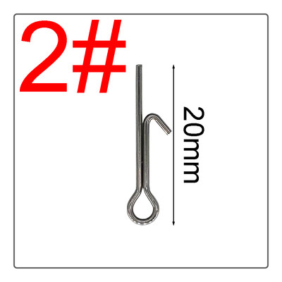 50 DB horgászcsali Stinger tüskés horog összekötő tűk tű fix zárasszisztens puha csali horgásztartozékok