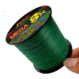 100 m silný pletený rybársky vlasec, odolný a hladký, 8 prameňov z PE, viacfarebný, neviditeľný, plávajúci vlasec s hmotnosťou 18LB-78LB, návnada na kapra