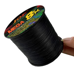 100 m silný pletený rybársky vlasec, odolný a hladký, 8 prameňov z PE, viacfarebný, neviditeľný, plávajúci vlasec s hmotnosťou 18LB-78LB, návnada na kapra