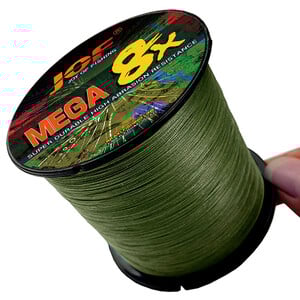 100 m silný pletený rybársky vlasec, odolný a hladký, 8 prameňov z PE, viacfarebný, neviditeľný, plávajúci vlasec s hmotnosťou 18LB-78LB, návnada na kapra