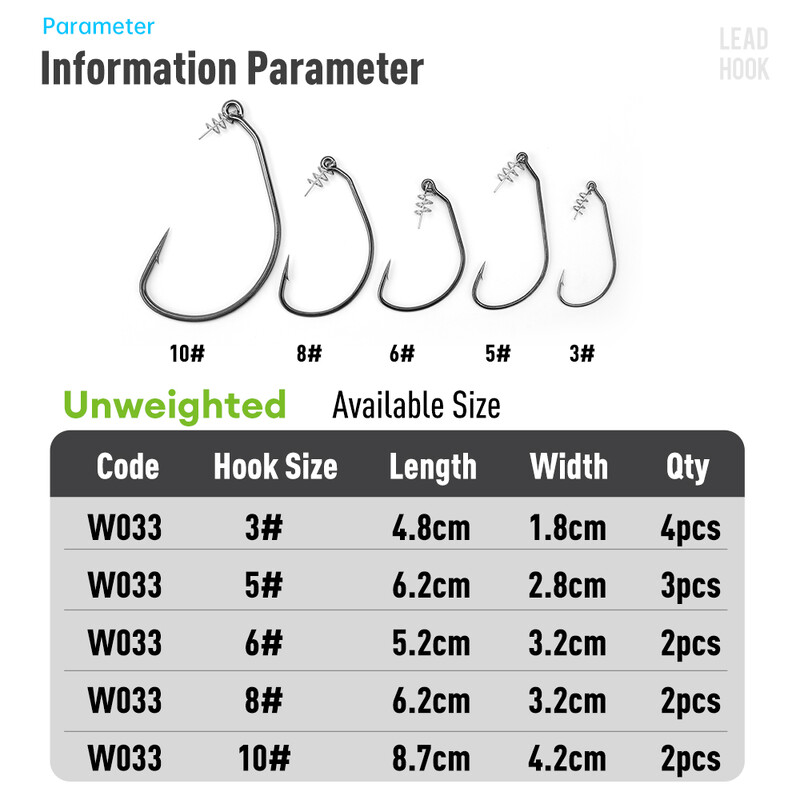 Kingdom Spring žvejybos kabliukai 3# 5# 6# 8# 10# Anglies plieno minkštas masalas Spring Lock žvejybos kabliukai