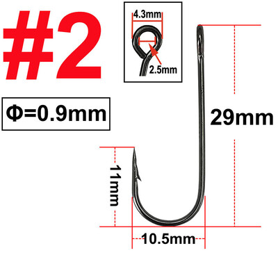 100 vai 25 gab. Makšķerēšanas āķis ar lielu cilpu Makšķerēšanas āķis Gars kāts Dzeloņots, apaļš, saliekts locītavas āķis Viena kloķa zivju āķis