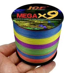 Naujas 9 siūlų PE žūklės valas, pintas 100M 300M 500M aukštos kokybės daugiagijinės ritės 20-100LB masalo gėlo vandens maitinimo įrankis