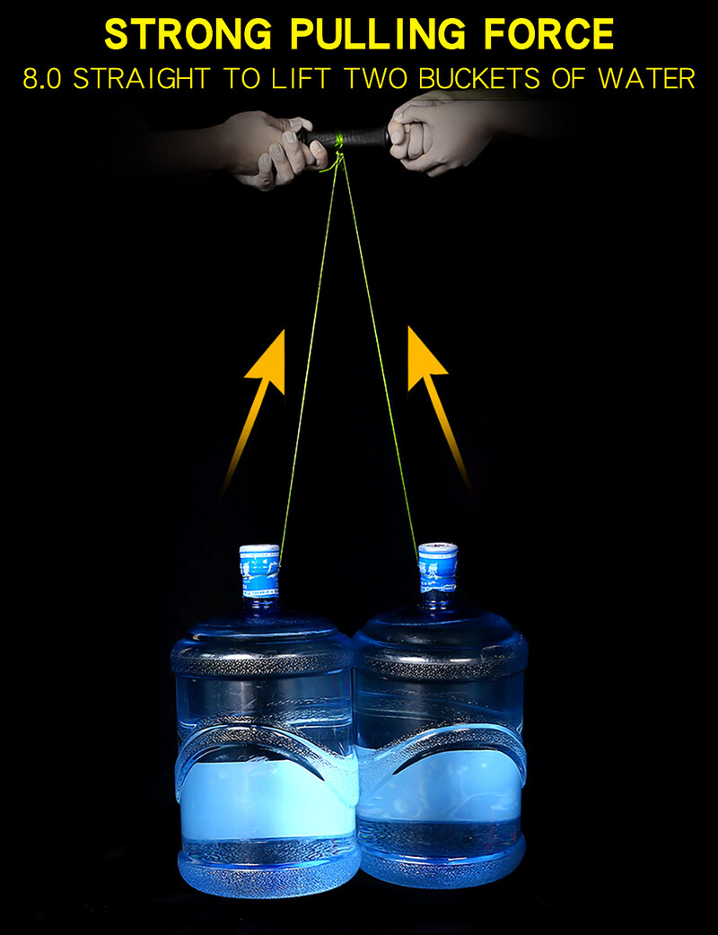 Naujas 9 siūlų PE žūklės valas, pintas 100M 300M 500M aukštos kokybės daugiagijinės ritės 20-100LB masalo gėlo vandens maitinimo įrankis