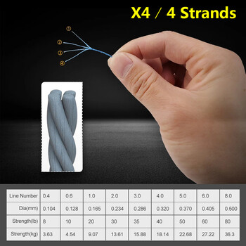 JOF 4 нишки плетена въдица Multifilament 300M 500M 1000M Риболов на шаран Японска плетена тел Аксесоари за морски риболов Pe Line