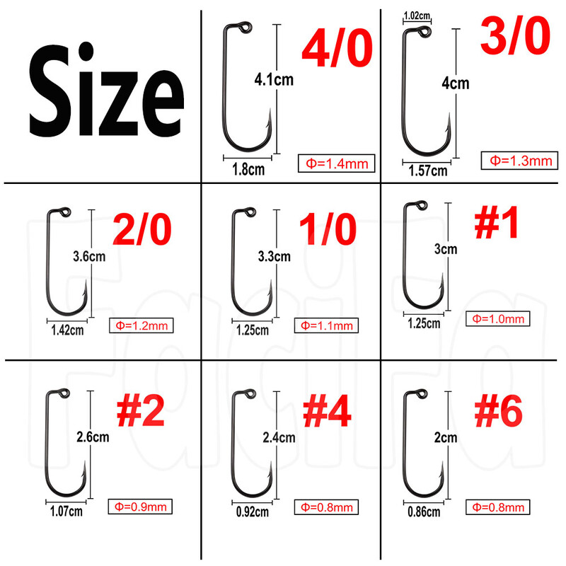 50 arba 100 vnt 90 laipsnių Jig Fly Ryšimo stipri viela Sūrio vandens gėlo vandens žuvies kabliukas Aberdyno žirgų žvejybos dydis 6 4 2 1 1/0 iki 4/0#
