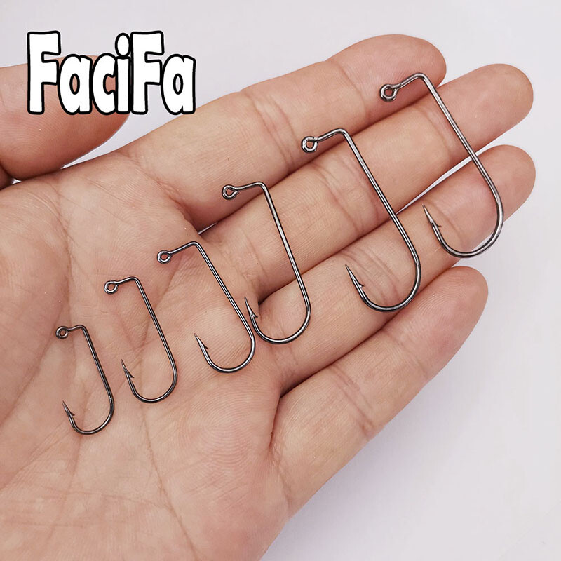 50 arba 100 vnt 90 laipsnių Jig Fly Ryšimo stipri viela Sūrio vandens gėlo vandens žuvies kabliukas Aberdyno žirgų žvejybos dydis 6 4 2 1 1/0 iki 4/0#