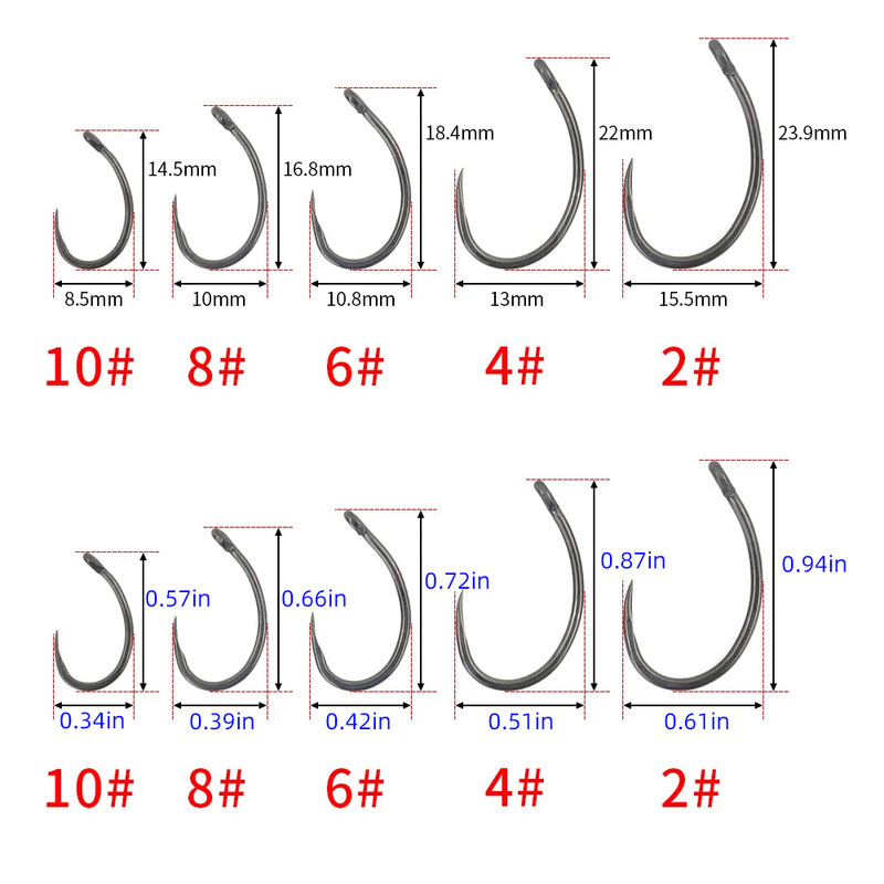 Hirisi 50 vnt Dengimo daug anglies nerūdijančio plieno spygliuočių kabliukai 8012 žvejybos kabliukai žvejybos įrankių priedai