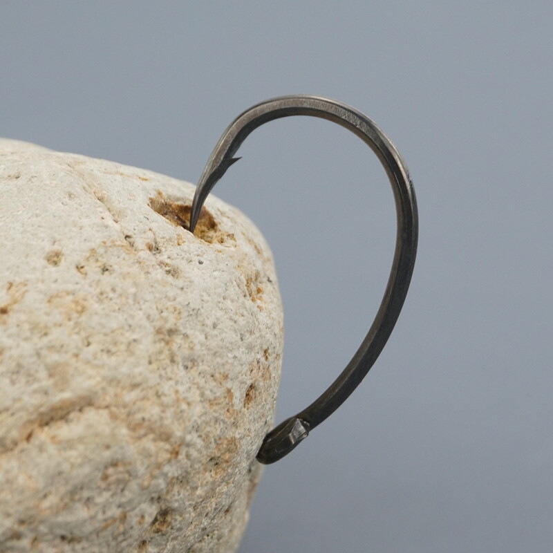 Hirisi 50 vnt PTFE dengtas daug anglies nerūdijančio plieno spygliuotas žuvies kabliukas su akių žvejybos priedais 8031